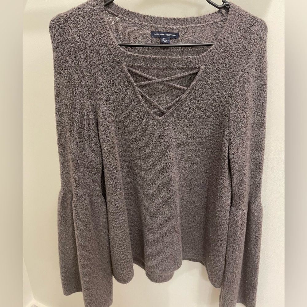 American Eagle bell-sleeve top